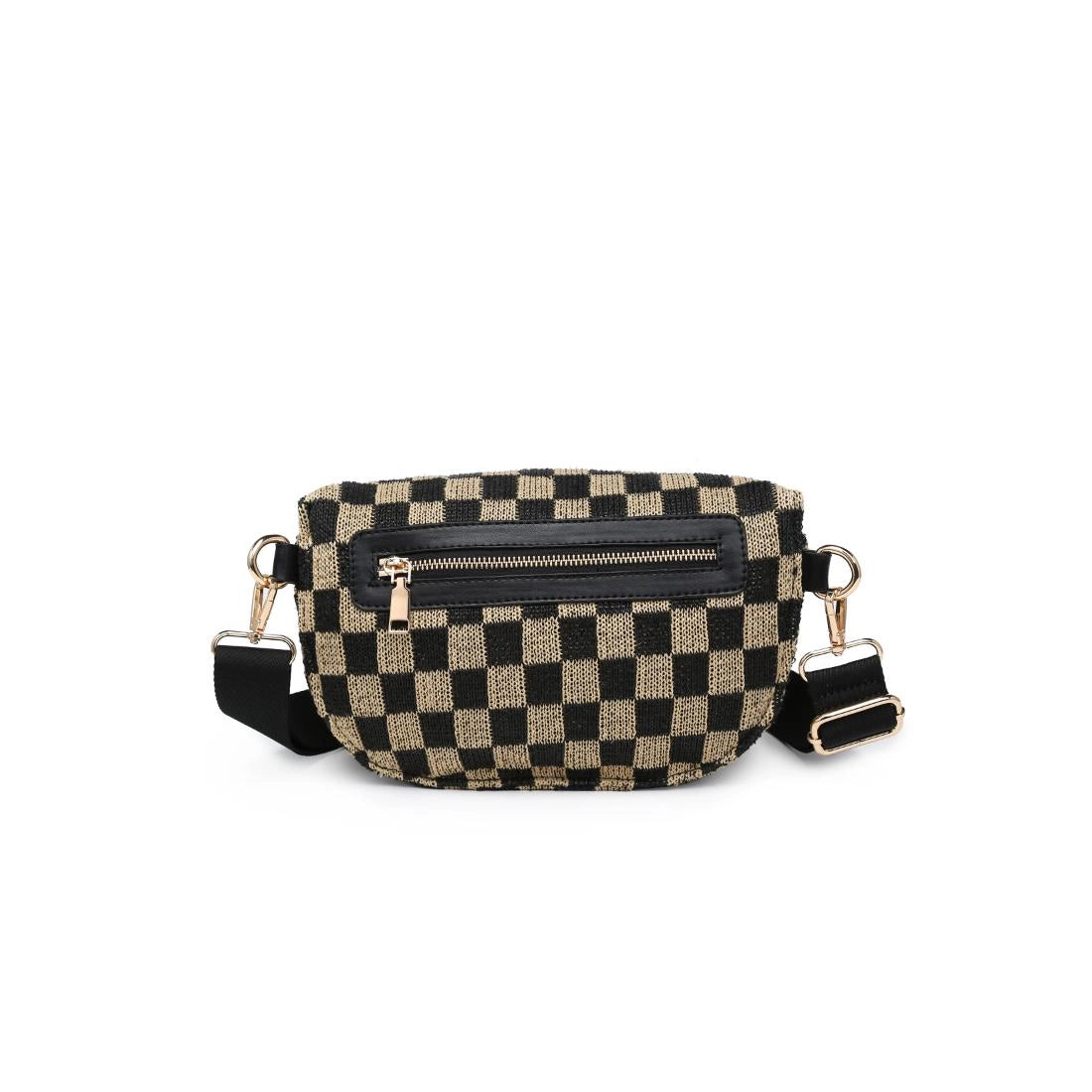 Large Checker Belt Bag