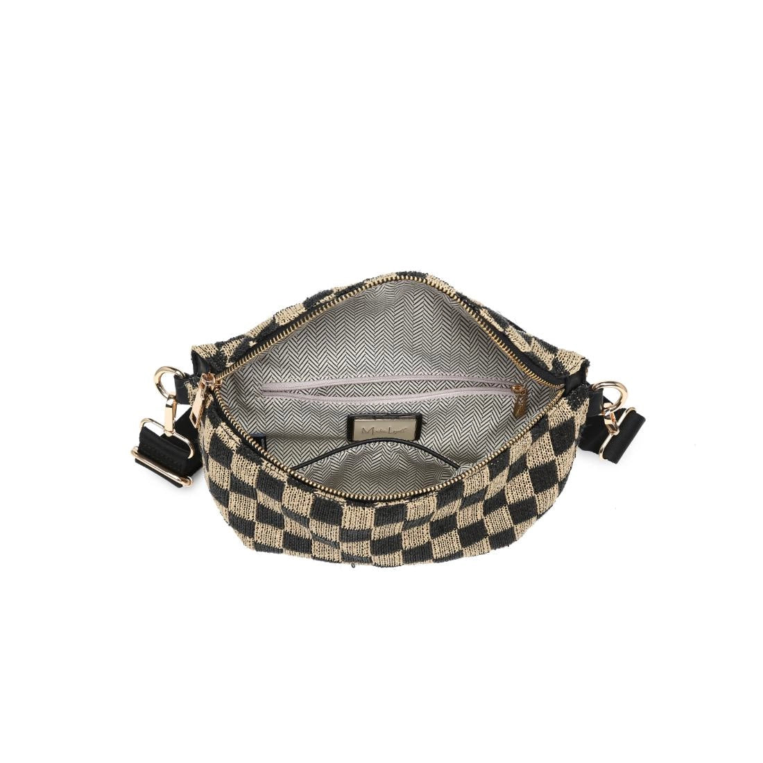Large Checker Belt Bag