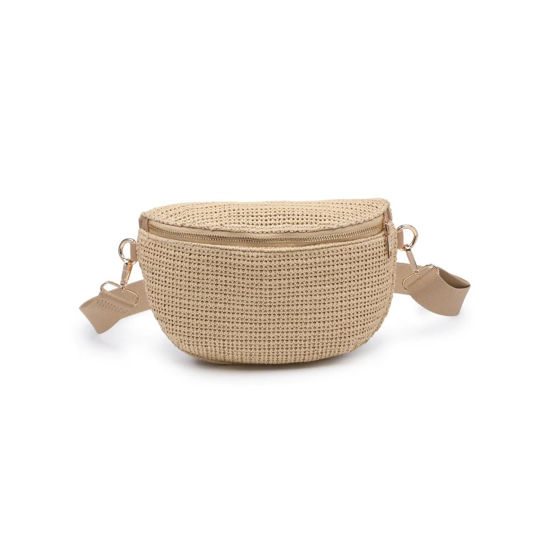 Large Woven Belt Bag