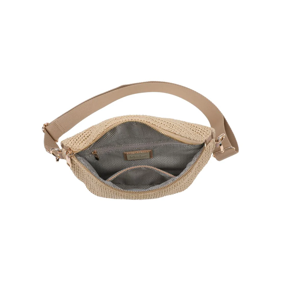 Large Woven Belt Bag