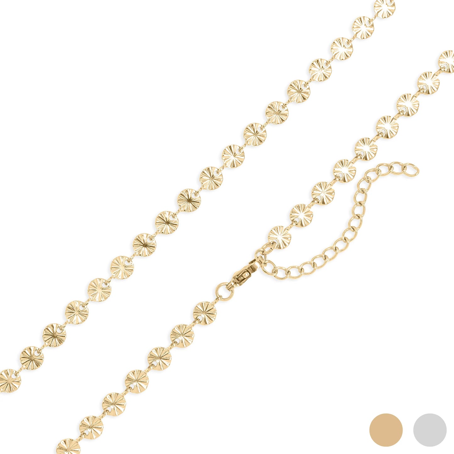 Sunburst Chain Necklace