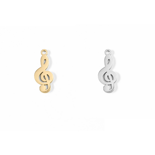 Treble Clef Music Charm