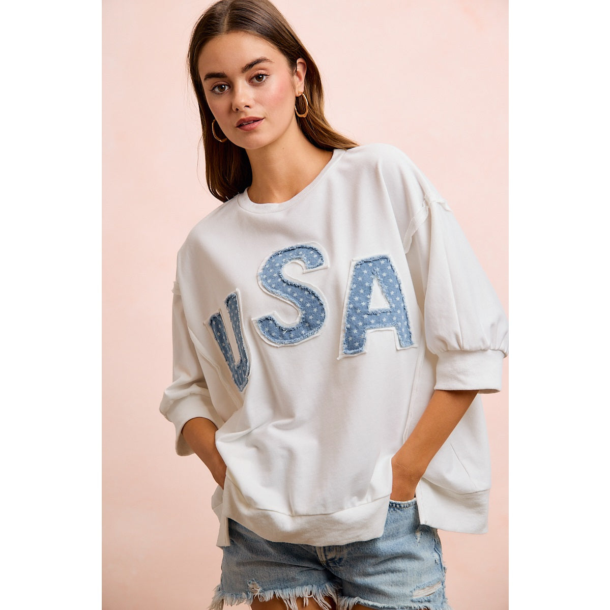 USA Patchwork Top